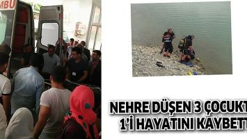NEHRE D&Uuml;ŞEN 3 &Ccedil;OCUKTAN 1&rsquo;İ HAYATINI KAYBETTİ!