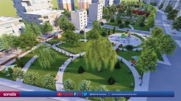 17 bin metrekarelik yeni yeşil alanda &ccedil;alışmalar başladı