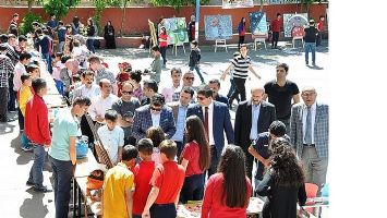 50. Yıl Ortaokulu&rsquo;nda 36 proje sergilendi