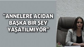 &ldquo;ANNELERE ACIDAN BAŞKA BİR ŞEY YAŞATILMIYOR&rdquo;