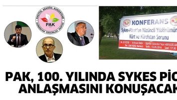 PAK, 100. YILINDA SYKES PİCOT ANLAŞMASINI KONUŞACAK