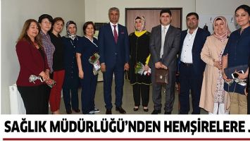 SAĞLIK M&Uuml;D&Uuml;RL&Uuml;Ğ&Uuml;&rsquo;NDEN HEMŞİRELERE JEST