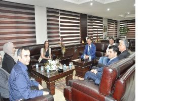 SGK HEYETİ, BELEDİYEYİ ZİYARET ETTİ