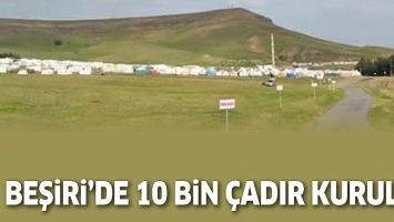 BEŞİRİ&rsquo;DE 10 BİN &Ccedil;ADIR KURULDU