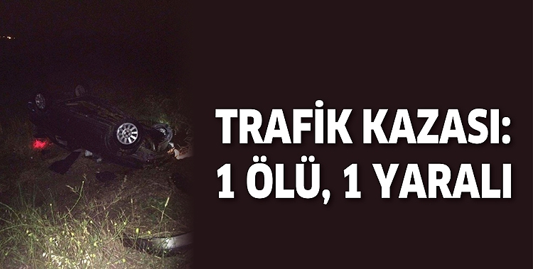TRAFİK KAZASI: 1 &Ouml;L&Uuml;, 1 YARALI