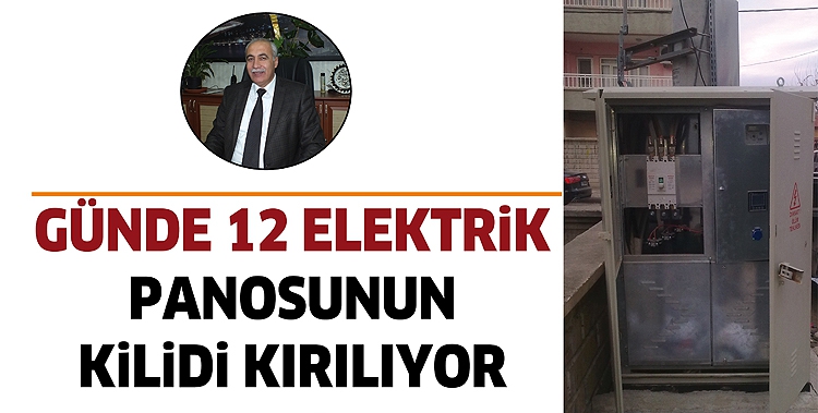 G&Uuml;NDE 12 ELEKTRİK PANOSUNUN KİLİDİ KIRILIYOR