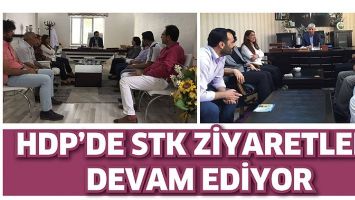 HDP&rsquo;DE STK ZİYARETLERİ DEVAM EDİYOR