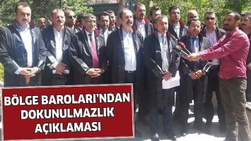 B&Ouml;LGE BAROLARI&rsquo;NDAN DOKUNULMAZLIK A&Ccedil;IKLAMASI