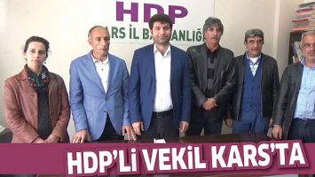 HDP&rsquo;Lİ VEKİL KARS&rsquo;TA