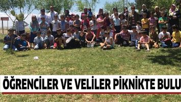 &Ouml;ĞRENCİLER VE VELİLER PİKNİKTE BULUŞTU