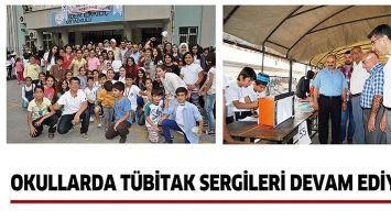 OKULLARDA T&Uuml;BİTAK SERGİLERİ DEVAM EDİYOR