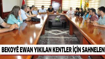 BEKOY&Ecirc; EWAN YIKILAN KENTLER İ&Ccedil;İN SAHNELENECEK
