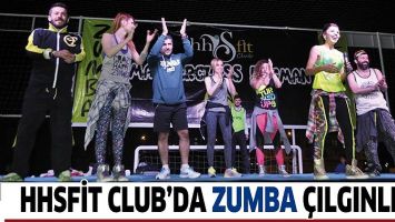 HHSFİT CLUB&rsquo;DA ZUMBA &Ccedil;ILGINLIĞI