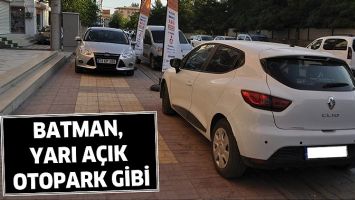 BATMAN, YARI A&Ccedil;IK OTOPARK GİBİ