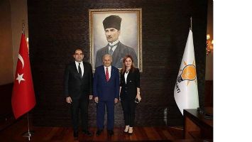 BAŞBAKAN YILDIRIM&rsquo;A HAYIRLI OLSUN ZİYARETİ