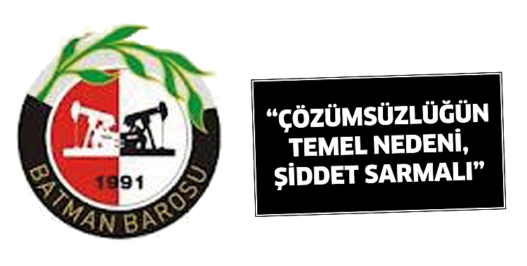 &ldquo;&Ccedil;&Ouml;Z&Uuml;MS&Uuml;ZL&Uuml;Ğ&Uuml;N TEMEL NEDENİ, ŞİDDET SARMALI&rdquo;