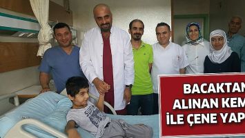 BACAKTAN ALINAN KEMİK İLE &Ccedil;ENE YAPILDI