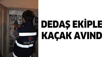 DEDAŞ EKİPLERİ KA&Ccedil;AK AVINDA!