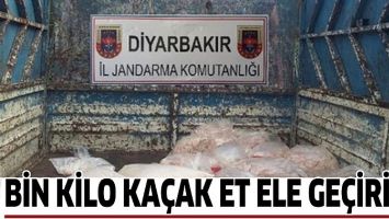 BİN KİLO KA&Ccedil;AK ET ELE GE&Ccedil;İRİLDİ!