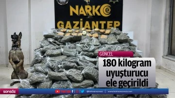 180 kilogram uyuşturucu ele ge&ccedil;irildi