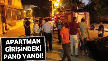 APARTMAN GİRİŞİNDEKİ PANO YANDI!