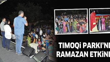 TIMOQİ PARKI&rsquo;NDA RAMAZAN ETKİNLİĞİ