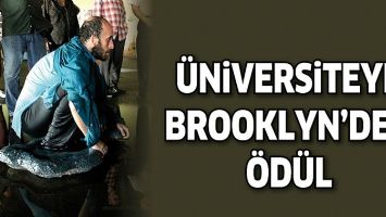 &Uuml;NİVERSİTEYE BROOKLYN&rsquo;DEN &Ouml;D&Uuml;L