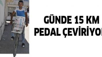 G&Uuml;NDE 15 KM PEDAL &Ccedil;EVİRİYOR!