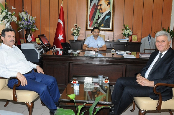 BELEDİYE BAŞKANLARI, &Ccedil;ELİK&rsquo;İ ZİYARET ETTİ