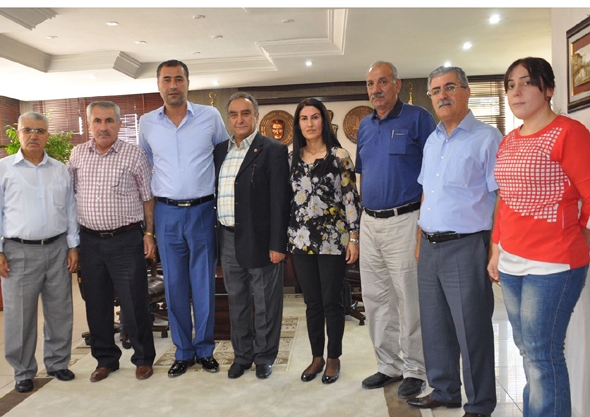 EMEKLİLER&rsquo;DEN BELEDİYEYE ZİYARET