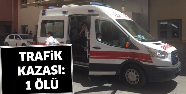 TRAFİK KAZASI: 1 &Ouml;L&Uuml;, 1 YARALI