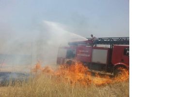 KARAKOLUN YANINDA YANGIN &Ccedil;IKTI!