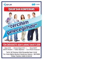 İŞ KUR&rsquo;DAN TERCİH KONFERANSI