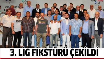 3. LİG FİKST&Uuml;R&Uuml; &Ccedil;EKİLDİ