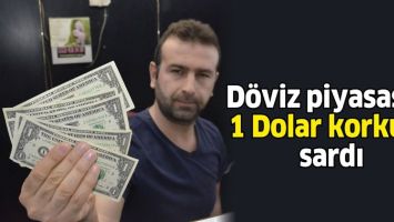 D&Ouml;VİZ PİYASASINI 1 DOLAR KORKUSU SARDI