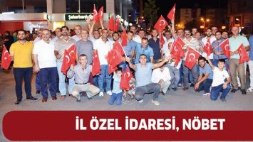 İL &Ouml;ZEL İDARESİ, N&Ouml;BET TUTTU