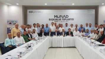 M&Uuml;SİAD BAŞKANLARI, SİNOP&rsquo;TA TOPLANDI