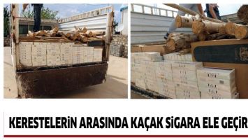 KERESTELERİN ARASINDA KA&Ccedil;AK SİGARA ELE GE&Ccedil;İRİLDİ!