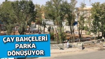 &Ccedil;AY BAH&Ccedil;ELERİ PARKA D&Ouml;N&Uuml;Ş&Uuml;YOR
