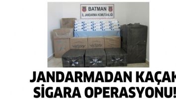 JANDARMADAN KA&Ccedil;AK SİGARA OPERASYONU!
