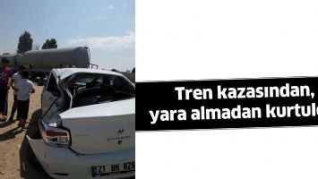 TREN KAZASINDAN, YARA ALMADAN KURTULDU!