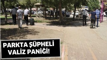PARKTA Ş&Uuml;PHELİ VALİZ PANİĞİ!