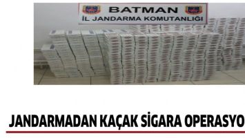 JANDARMADAN KA&Ccedil;AK SİGARA OPERASYONU!