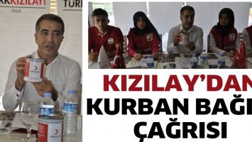 KIZILAY&rsquo;DAN KURBAN BAĞIŞI &Ccedil;AĞRISI