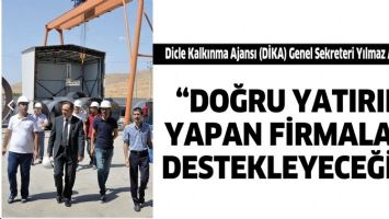 ALTINDAĞ &ldquo;DOĞRU YATIRIM YAPAN FİRMALARI DESTEKLEYECEĞİZ&rdquo;