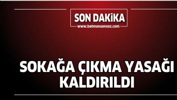 SOKAĞA &Ccedil;IKMA YASAĞI KALDIRILDI
