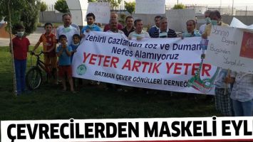 &Ccedil;EVRECİLERDEN MASKELİ EYLEM