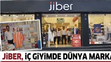 JİBER, İ&Ccedil; GİYİMDE D&Uuml;NYA MARKASI