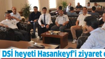 DSİ HEYETİ HASANKEYF&rsquo;İ ZİYARET ETTİ