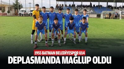1955 Batman Belediyespor U14, deplasmanda mağlup oldu
